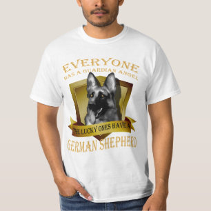 Camiseta Todos tem um anjo-da-guarda, german shepherd