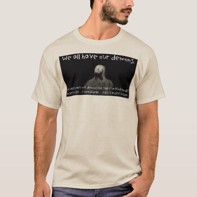 Camiseta Todos temos nossos demônios (Frente)