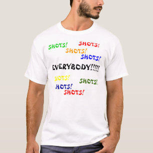 CAMISETA TODOS!!!!! , TIROS! , TIROS! , TIROS! , TIROS! ,