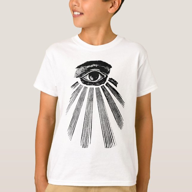 Camiseta Todos Vendo Olhos NWO Illuminati Nova Ordem Mundia (Frente)
