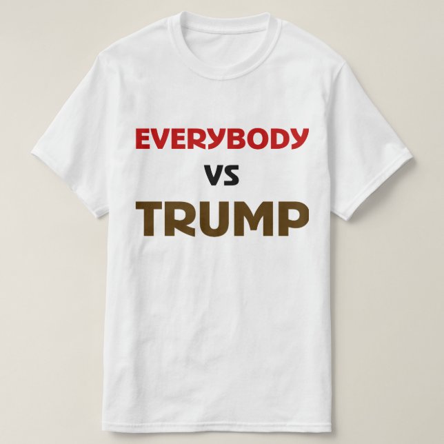 Camiseta Todos VS Trump (Frente do Design)