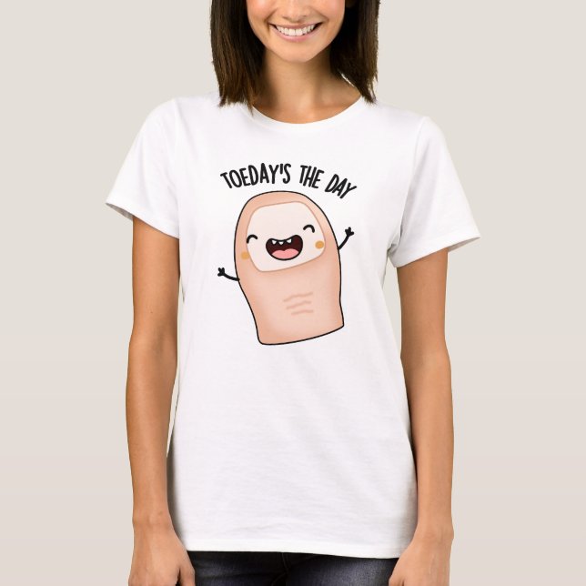 Camiseta Toe Day's The Day Engraçado Toe Pun (Frente)
