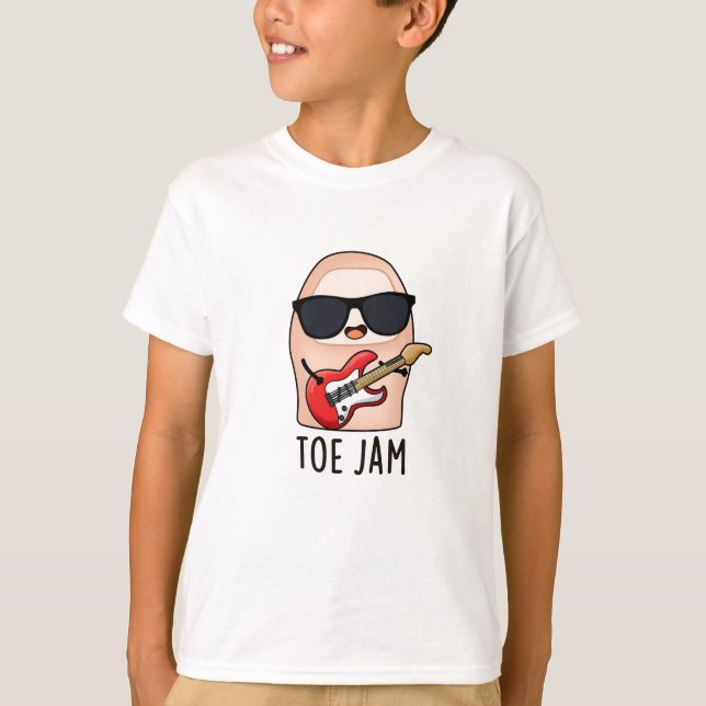Camiseta Toe Jam Funny Big Toe Music Pun (Frente)