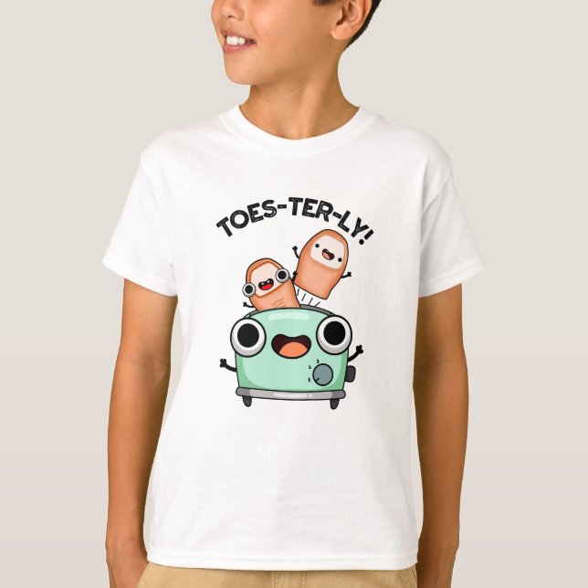 Camiseta Toes Totalmente Engraçado Pun (Frente)