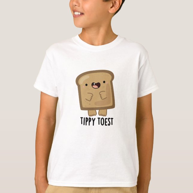 Camiseta Toest Engraçado Ditpy Toast Pun (Frente)