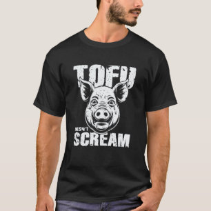 Camiseta Tofu Não Grita Vá Ser Vegano Libertação Animal