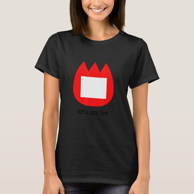 Camiseta Tofu on fire (Frente)