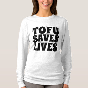 Camiseta TOFU SALVA VIDAS, T-Shirts VEGETARIANOS