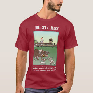 Camiseta Tofurkey Jerky Maroon Men's T-Shirt