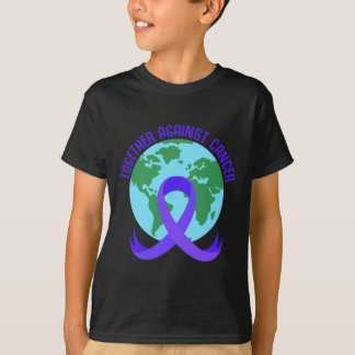 Camiseta Together Against Cancer Saying For World Cancer Da