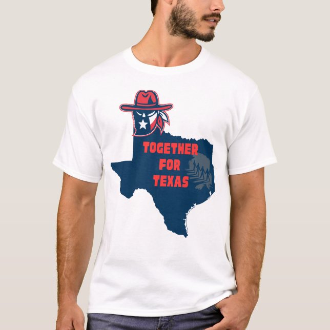 Camiseta Together for Texas T-Shirt – Unity Pride Tee  (Frente)