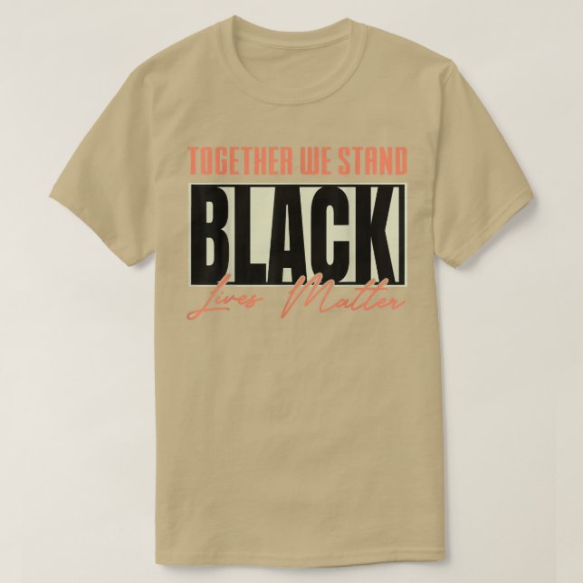 Camiseta Together We Stand Juneteenth Since 19th 1865 Freed (Frente do Design)