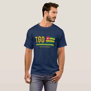 Camiseta Togo ISO Code Alpha 3 Design