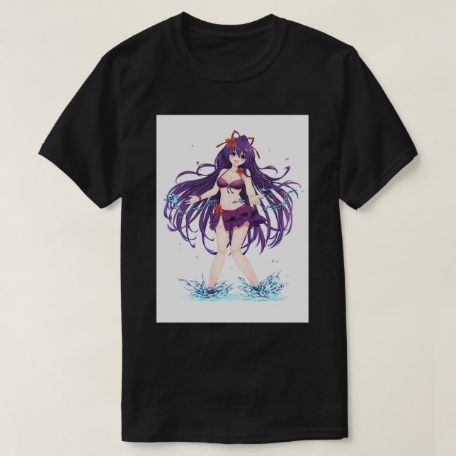 Camiseta Tohka Yatogami Data A Arte Ao Vivo (Frente do Design)