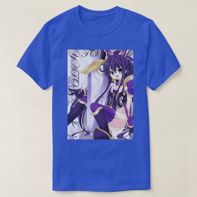 Camiseta Tohka Yatogami Data A Pintura Ao Vivo (Frente do Design)
