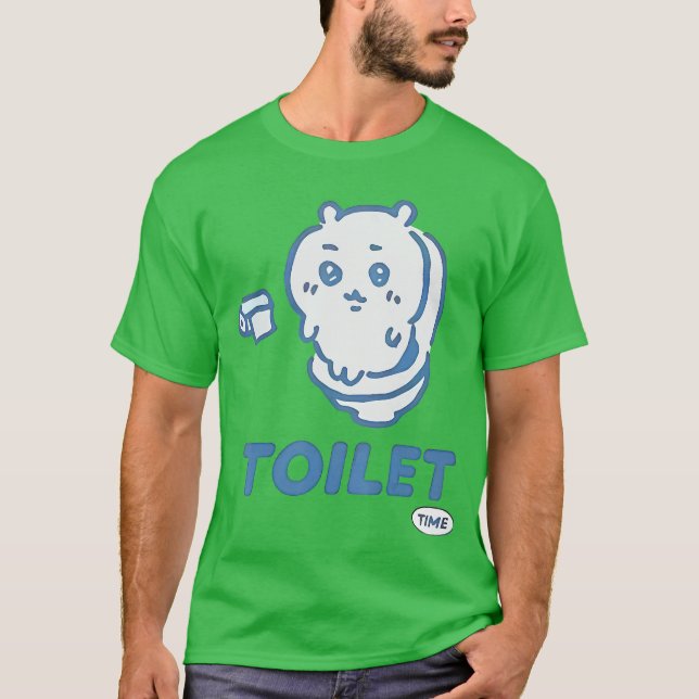 Camiseta Toilet Time Chikawa Meme (Frente)