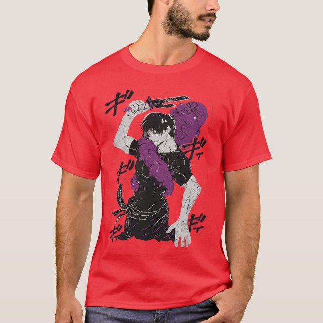 Camiseta toji animeoji fushiguro funny (Frente)