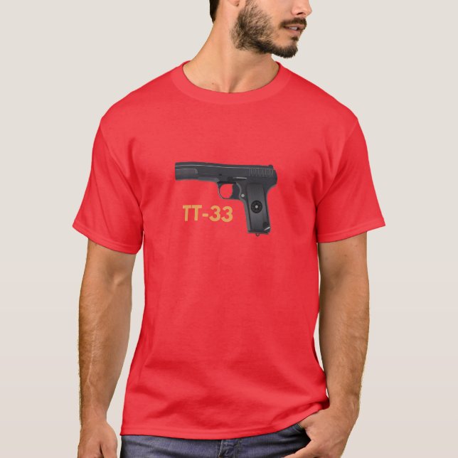 Camiseta Tokarev T-33 de pistola soviética WW2 (Frente)