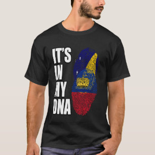 Camiseta Tokelauan E Liechtenstein Misturar DNA Heritage Fl