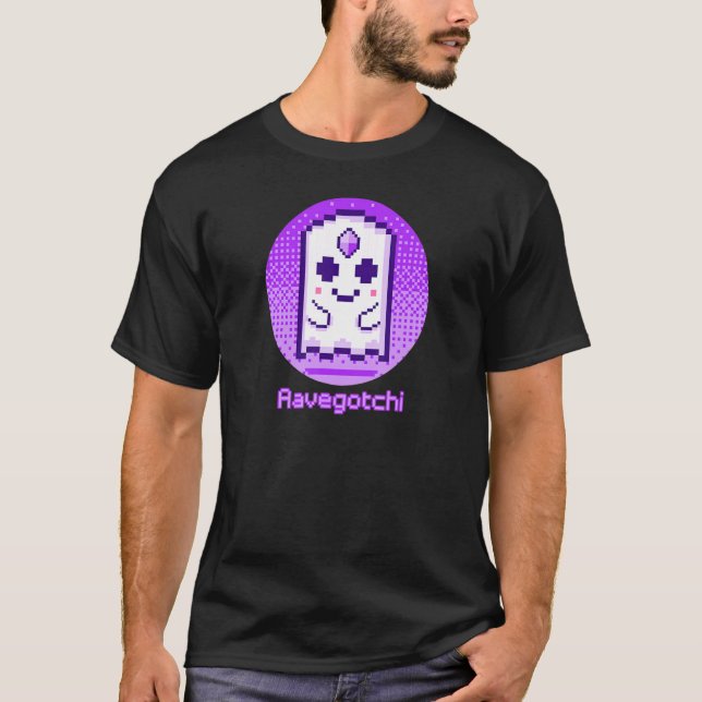Camiseta Token Não Fungível do Crypto NFT do Aavegotchi GHS (Frente)