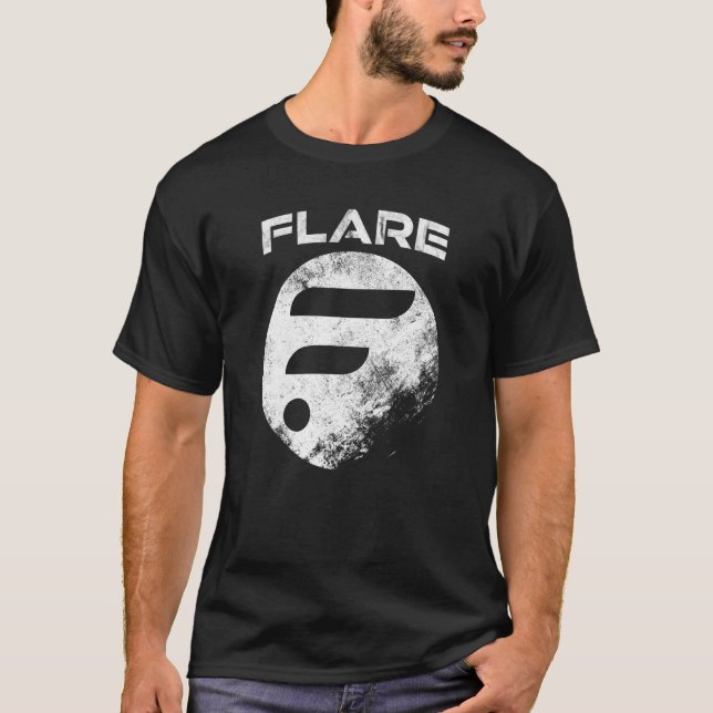 Camiseta Token Spark de Rede Flare Ripple Coin Xrp Ledger D (Frente)