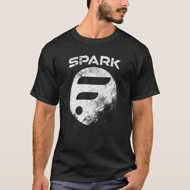 Camiseta Token Spark de Rede Flare Ripple Coin Xrp Ledger D (Frente)