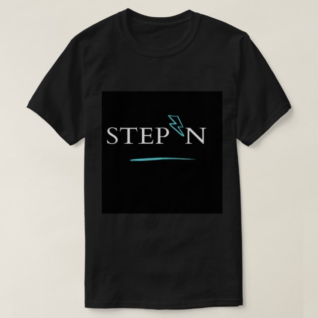 Camiseta Token Stepn azul (Frente do Design)