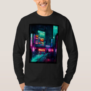 Camiseta Tokyo Cyberpunks Retro lo-fi indie Japan vibe aest
