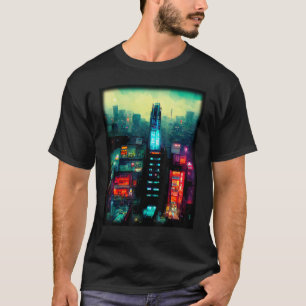 Camiseta Tokyo Cyberpunks Retro lo-fi indie Japan vibe aest
