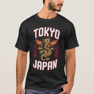 Camiseta Tokyo Japan Dragon - Urban Street Style Tee