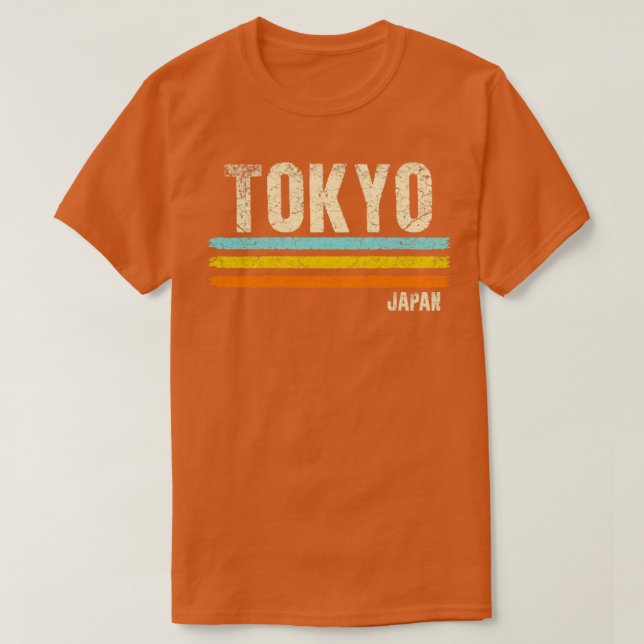 Camiseta Tokyo Japan Retro (Frente do Design)