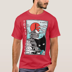 Camiseta Tokyo Japan Shirt Kawaii Temples Bla