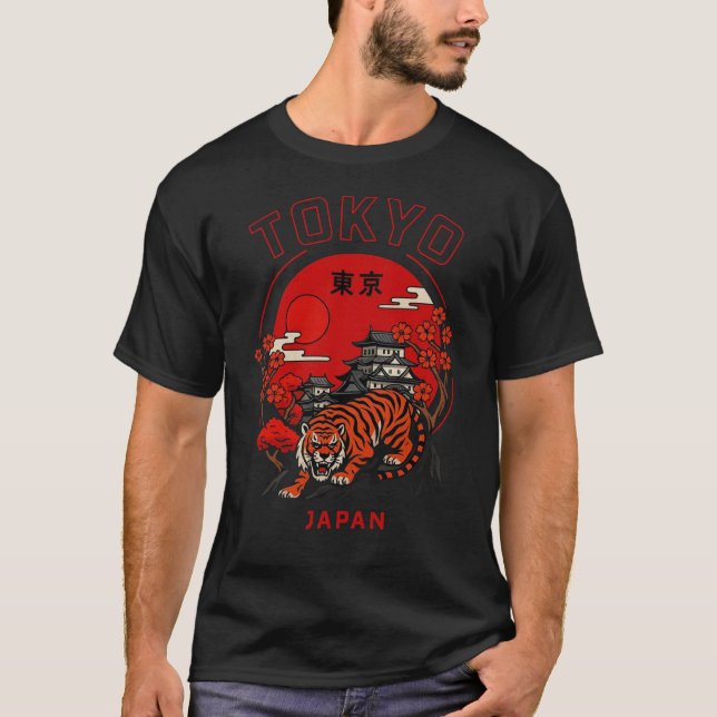 Camiseta Tokyo Tiger Conteúdo (Frente)