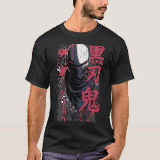 Camiseta Tokyo Yami – Demônio da Lâmina Preta com Tipografi
