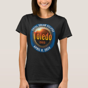 Camiseta Toledo Ohio OH Total Eclipse Solar 2024 3