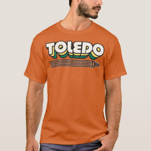 Camiseta Toledo Ohio Retro Stripes