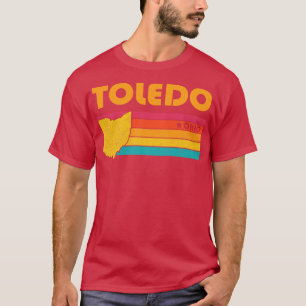 Camiseta Toledo Ohio Vintage angustiou Souvenir