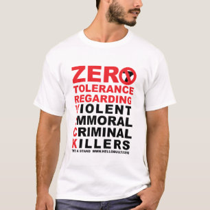 CAMISETA TOLERÂNCIA ZERO