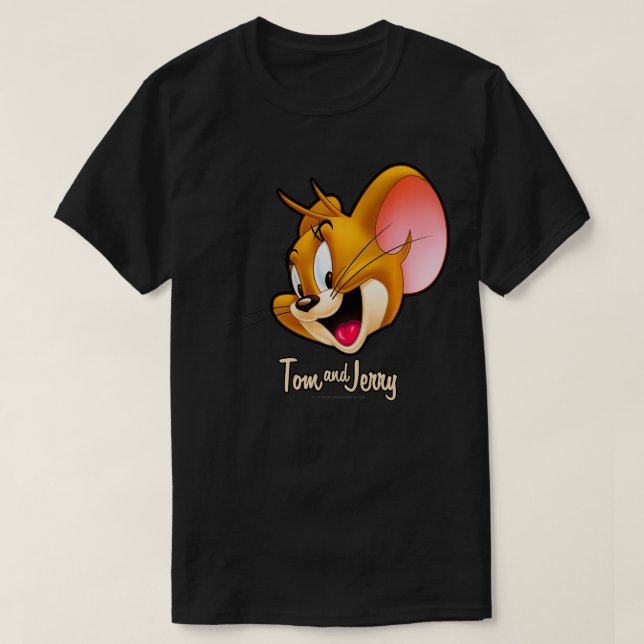 Camiseta Tom And Jerry Simple Jerry Big Face  (Frente do Design)