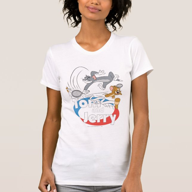 Camiseta Tom and Jerry Tennis Stars 7 (Frente)