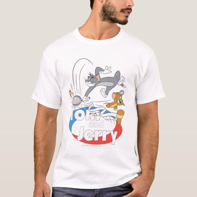Camiseta Tom and Jerry Tennis Stars 7 (Frente)