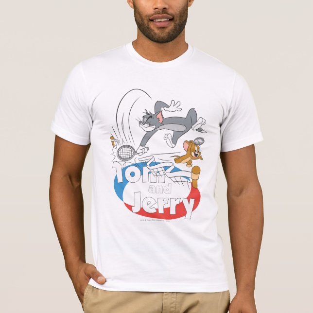 Camiseta Tom and Jerry Tennis Stars 7 (Frente)