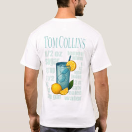 Camiseta Tom Collins T-Shirt – Classic Gin Cocktail
