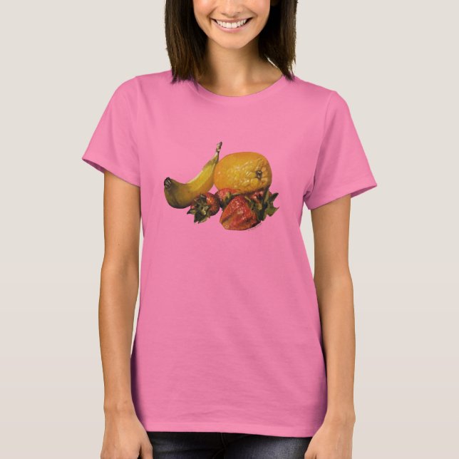 Camiseta Tom de fruta feminino (Frente)