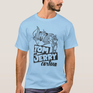 Camiseta Tom E Jerry | Cartoon Tom E Jerry