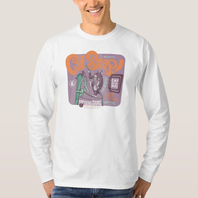 Camiseta Tom e Jerry Cat Snap (Frente)