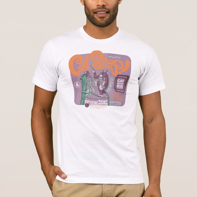Camiseta Tom e Jerry Cat Snap (Frente)
