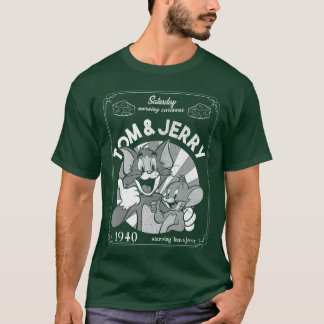 Camiseta Tom e Jerry Desenhos Animados de Sábado de Manhã 1