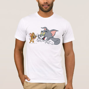 Camiseta Tom e Jerry fazem as caras