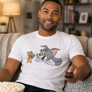 Camiseta Tom e Jerry fazem as caras